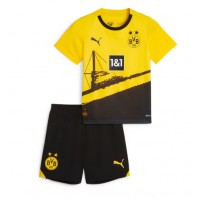 Dětský fotbalový dres Borussia Dortmund 2023-24 Domácí Krátký Rukáv (+ trenýrky)